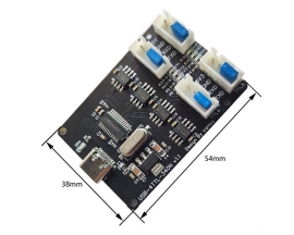 4Bit USB to UART Converter Module CH340 USB Type-C HUB TTL Signal Communicator